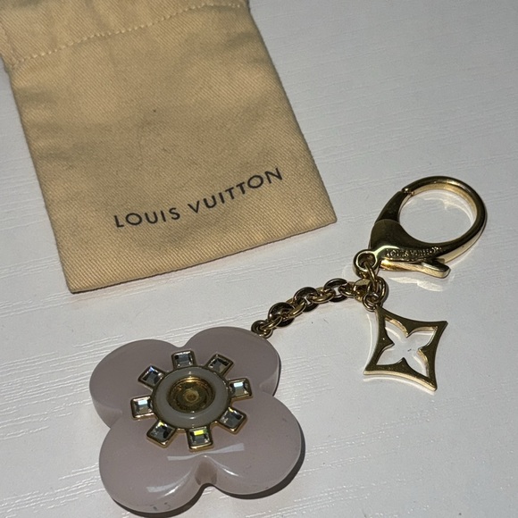 Authenticity 🩷Louis Vuitton 🩷 Pinks Gold Charm keyholder - Picture 14 of 17